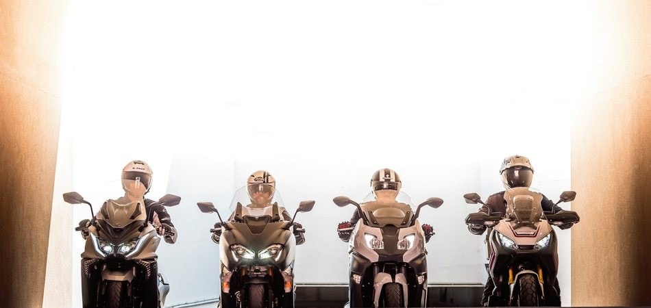 Kymco AK 550 ABS, Yamaha T Max , BMW C 650 Sport, Honda X-ADV ABS DTC