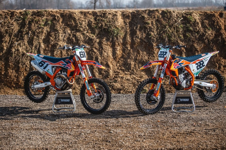 KTM 250 SX-F Prado e 450 SX-F Cairoli: le REPLICANTI