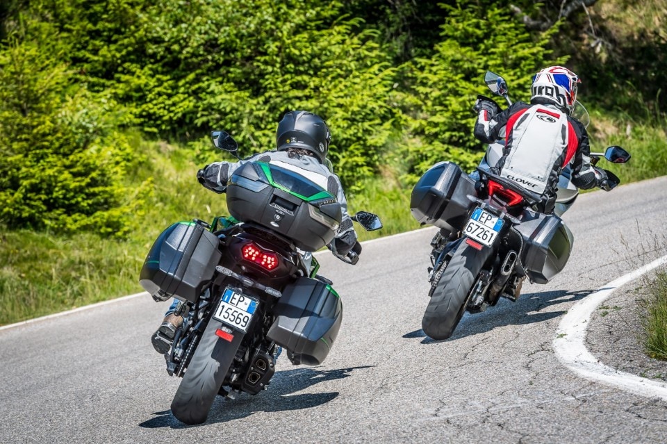 Ducati Multistrada 950 S - Kawasaki Versys SE Gran Tourer: fun touring