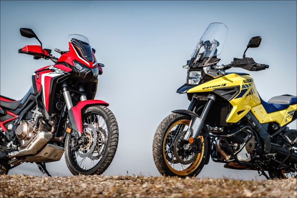 Honda CRF1100L Africa Twin ABS, Suzuki V Strom DL 1050 XT