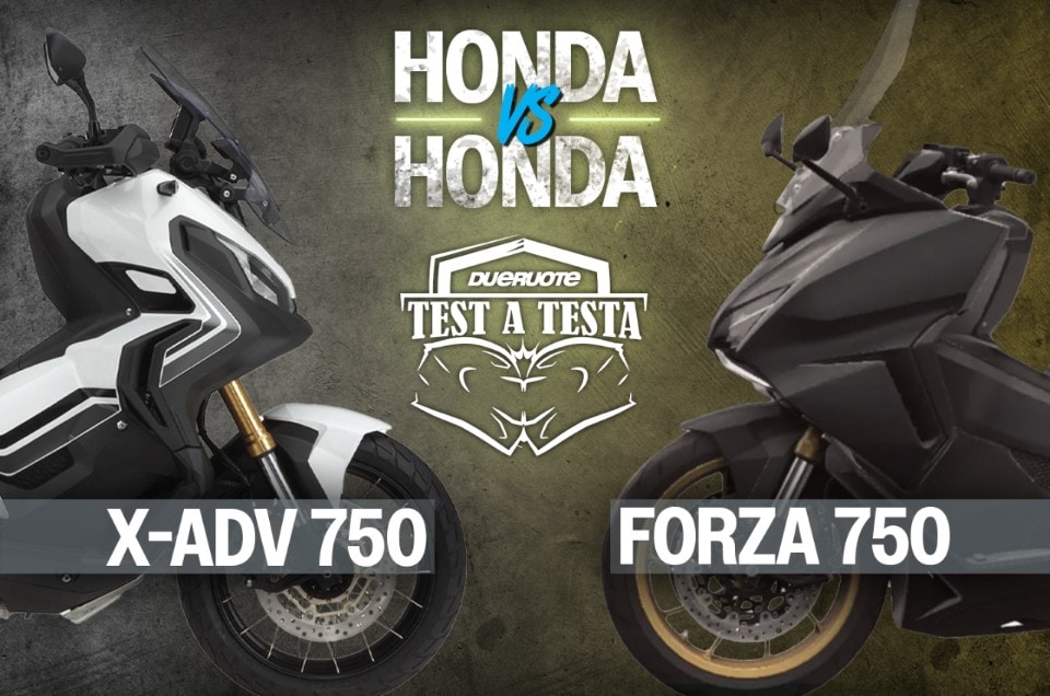 Test a Testa #2 - Honda Forza 750 VS X-ADV +VIDEO+