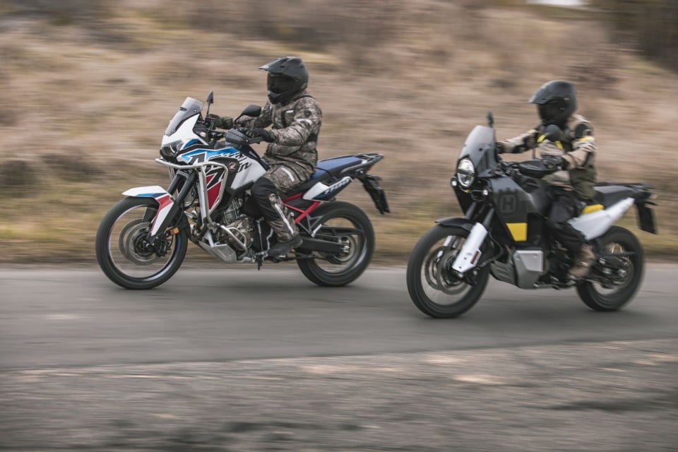 Honda Africa Twin 1100 VS Husqvarna Norden 901: non  SOLO rally!