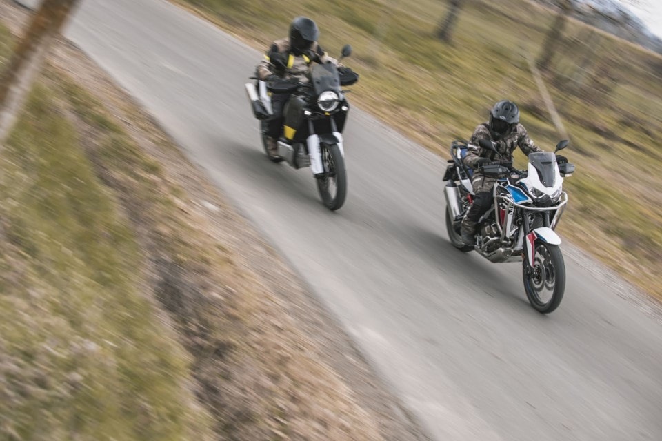 Honda Africa Twin 1100 VS Husqvarna Norden 901: non  SOLO rally!
