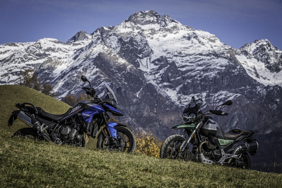 Moto Guzzi V85 TT VS Triumph Tiger 850 Sport: viaggia, guida, SOGNA