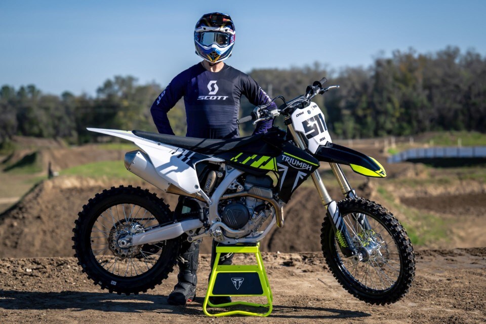 Prova Triumph TF 250-X, rookie of the year!