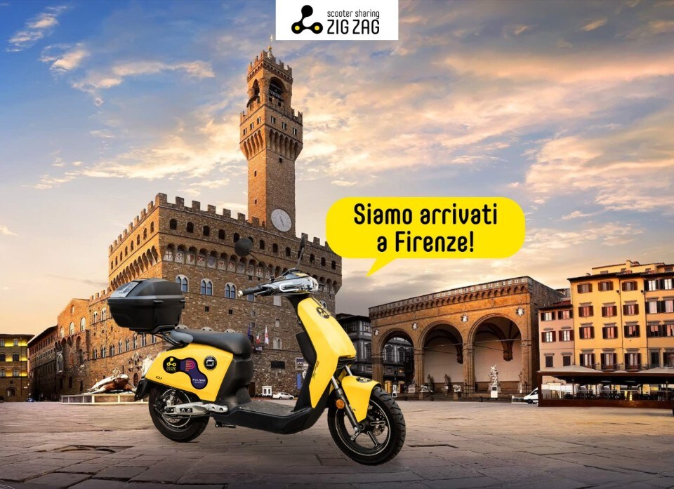 Zig Zag sbarca a Firenze con lo scooter sharing