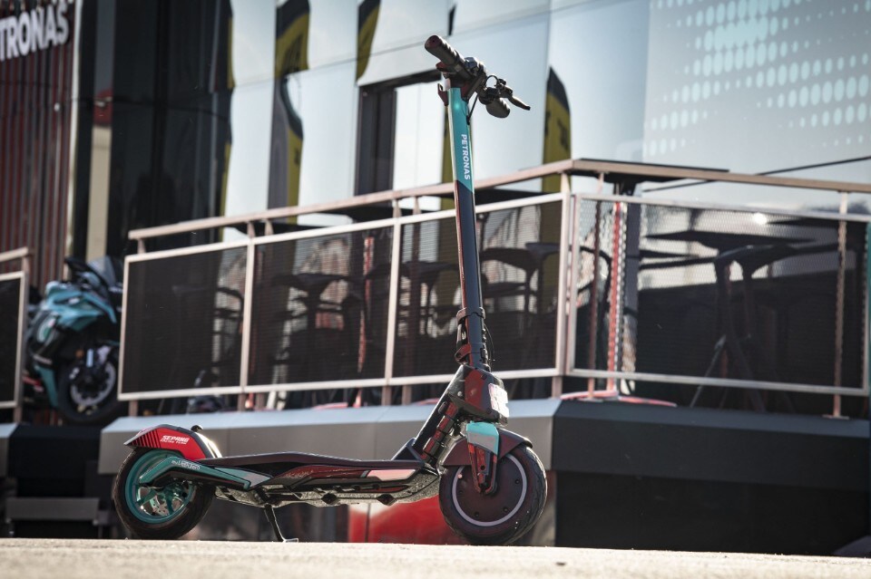 Un monopattino elettrico da GP