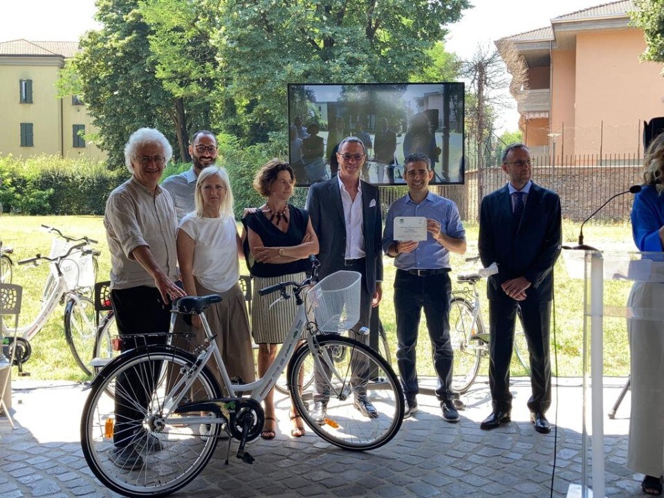 ANCMA dona alla città di Parma 30 biciclette