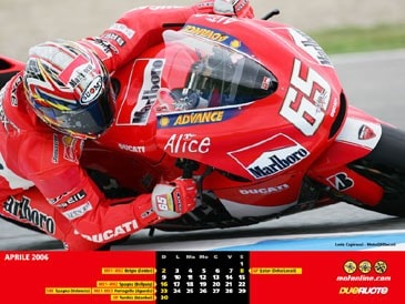 Calendario 2006: i protagonisti del motomondiale