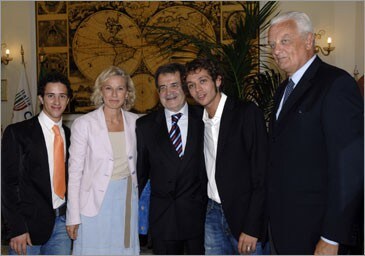 Rossi incontra Prodi e la Melandri