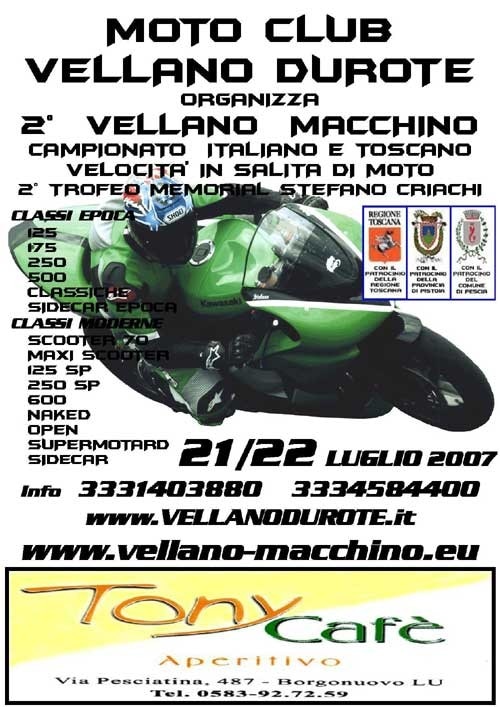 Vellano-Macchino: corsa tutta in salita
