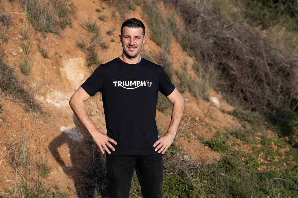 Clément Desalle e Ivan Tedesco collaudatori Triumph Racing 