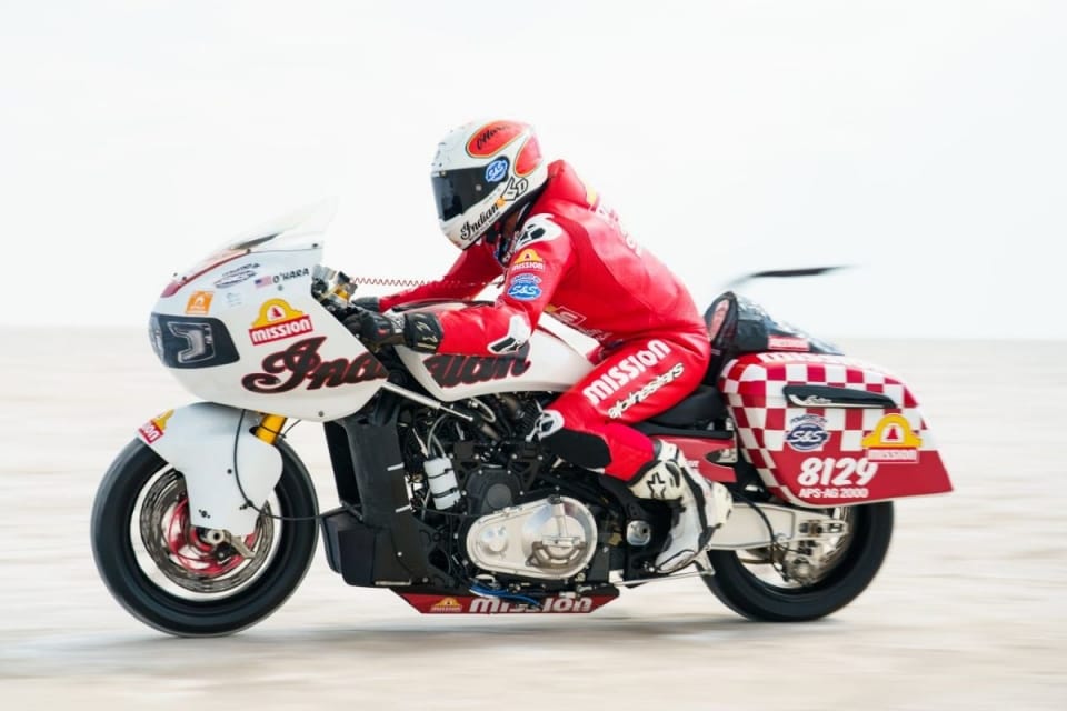 Record di velocità dell'Indian Challenger a Bonneville