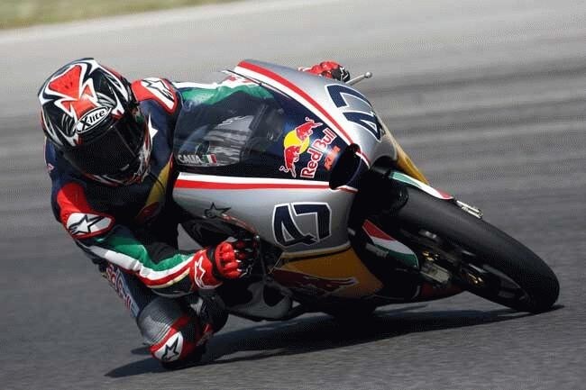 Calia con il Team CRP al Mugello