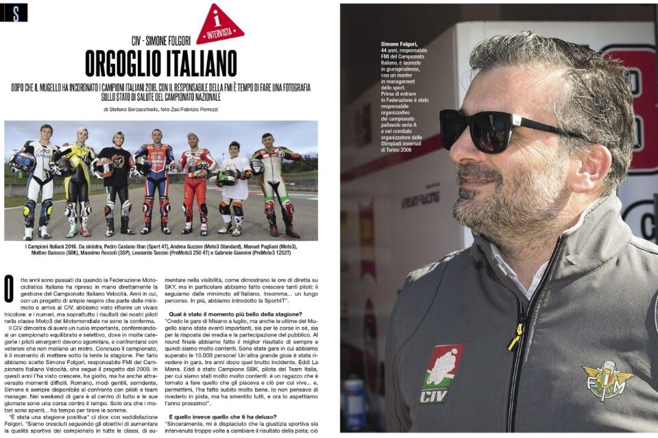 Su Dueruote di Dicembre, il presente e il futuro del CIV