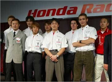 La nuova Honda Rc211V 2003