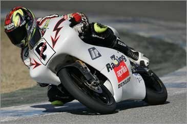 Test IRTA 125 a Jerez: Pasini vola