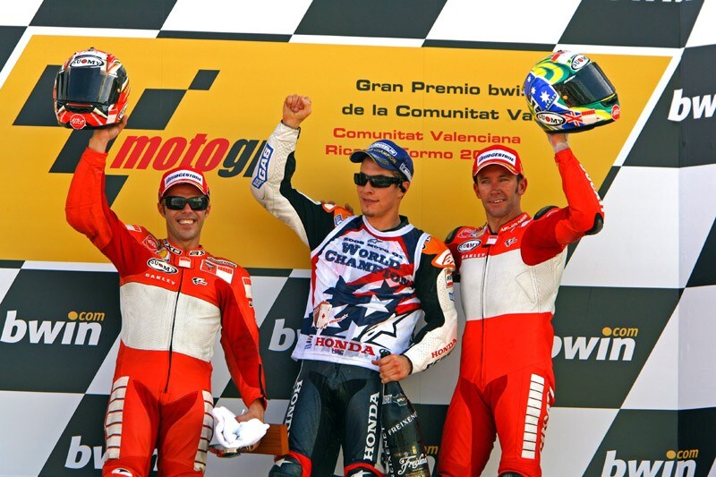 Parlano Rossi e Hayden