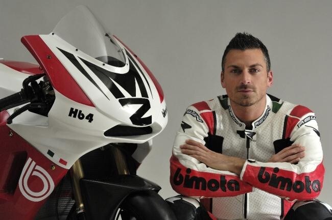 La Bimota Moto2 di nuovo in pista