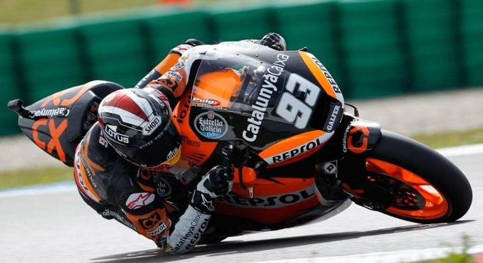Moto2 Assen QP: Marquez pole col botto