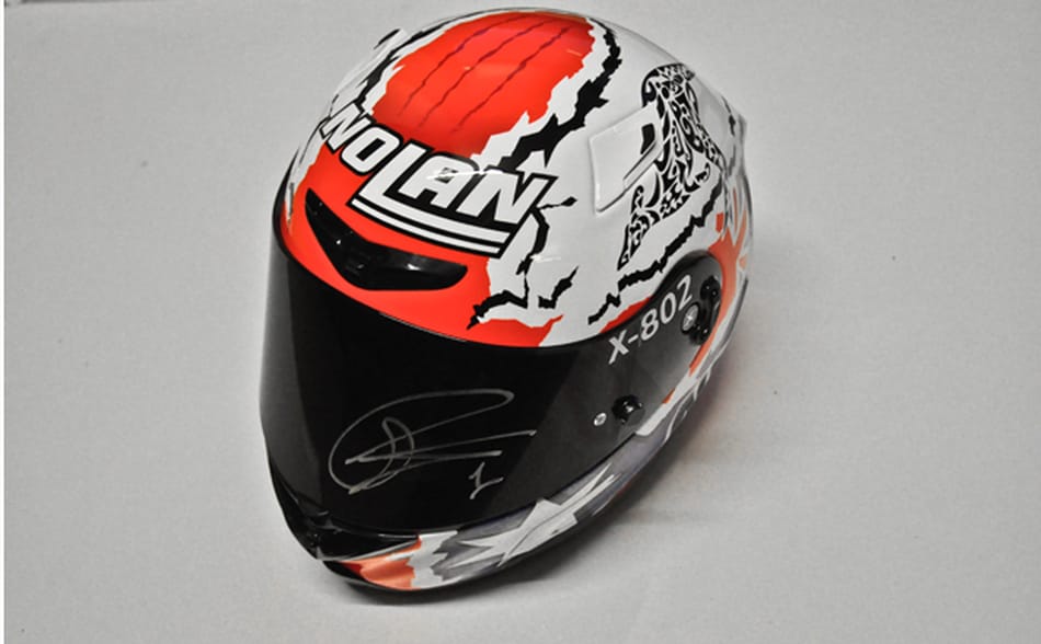 All'asta il casco di Stoner