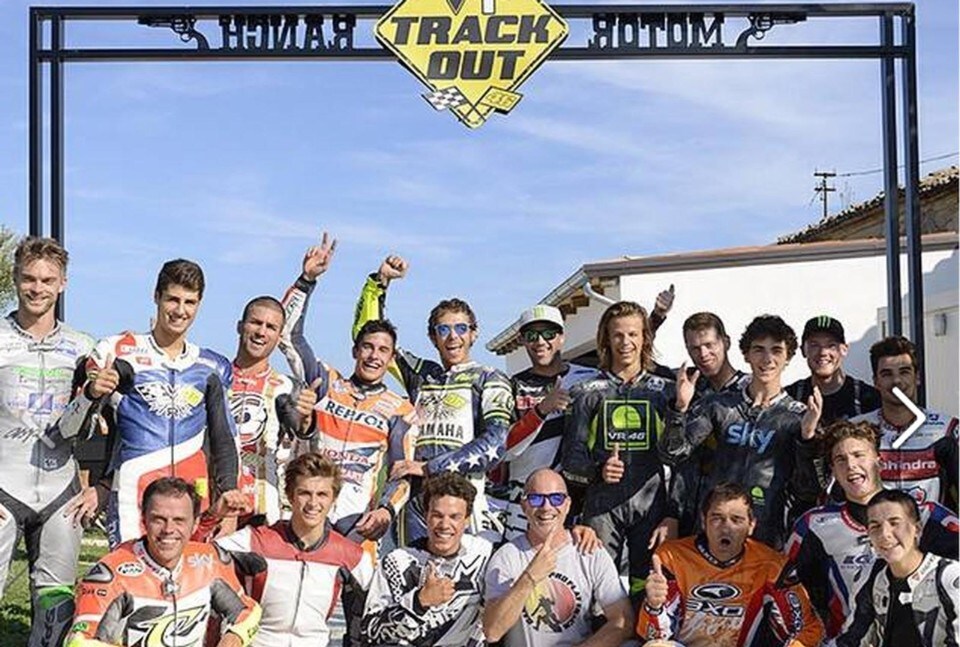 Marc Marquez al Ranch di Valentino Rossi