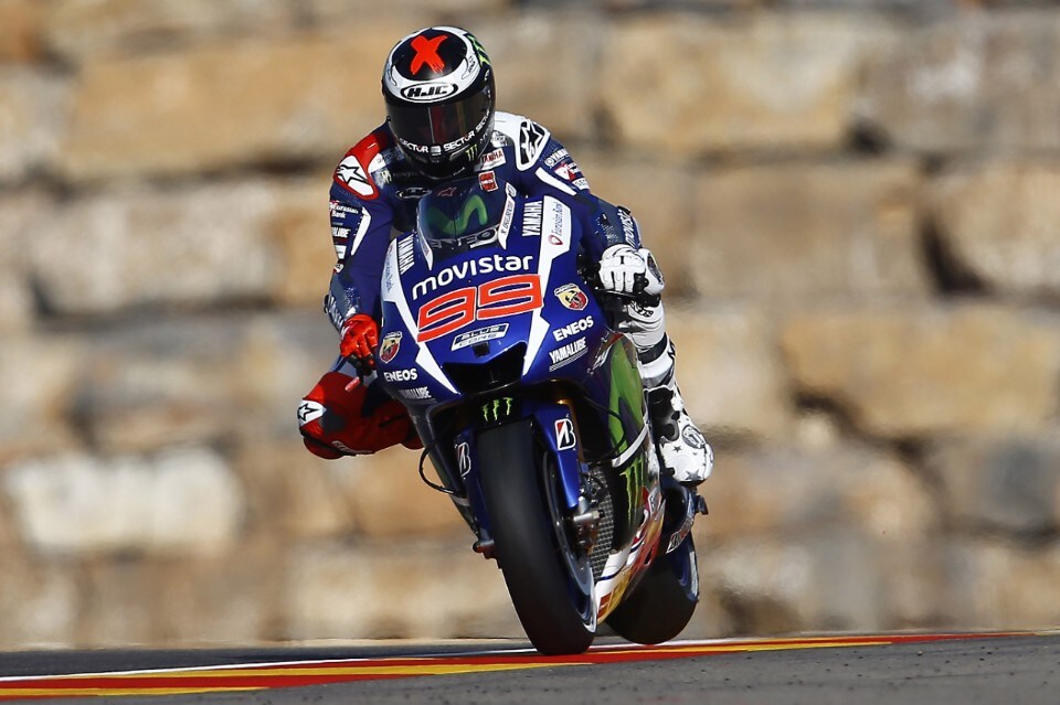 MotoGP, Aragon: Lorenzo domina, Pedrosa iena con Rossi. Marquez out