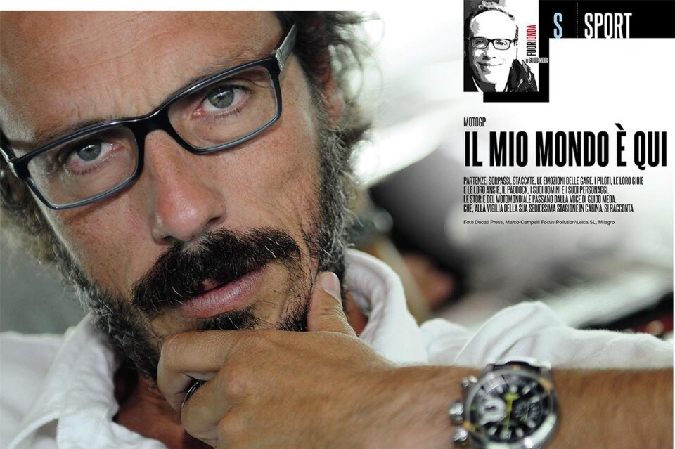 Su Dueruote di Aprile: Guido Meda e i suoi 15 anni di GP