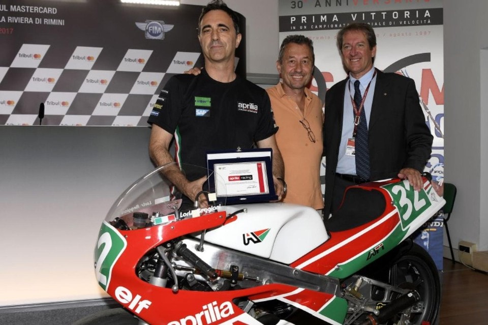La FMI celebra i 30 anni dalla prima vittoria Aprilia