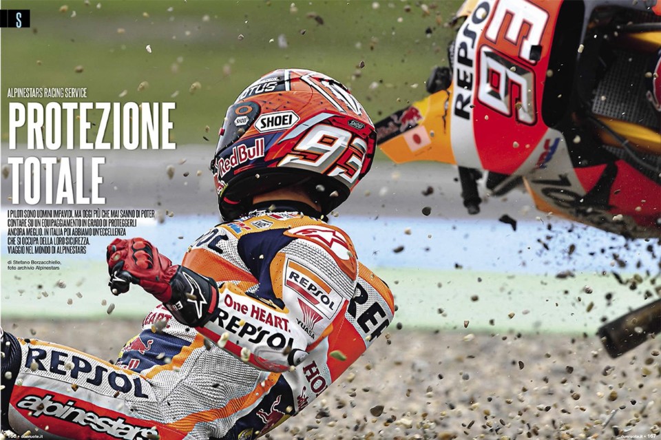 Su Dueruote di Dicembre: i segreti dell'Alpinestars Racing Service