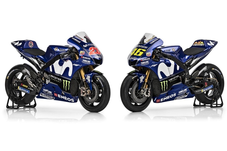 MotoGP: svelata la Yamaha di Rossi e Vinales