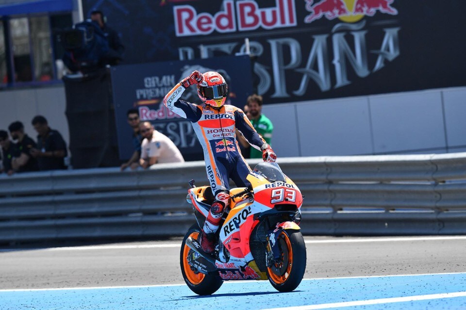 MotoGP Jerez: Marquez vola, Ducati a terra
