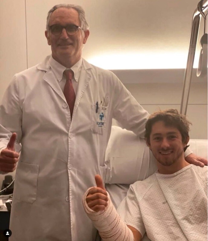 Frattura al polso per Remy Gardner