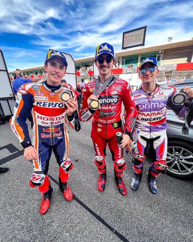 MotoGP Portogallo: Bagnaia è perfetto nella Sprint Race