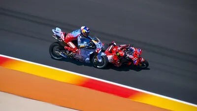 MotoGP Aragon: assolo di Marquez davanti a Martin, Bagnaia ko