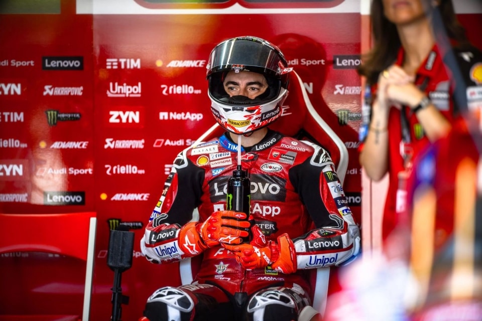MotoGP, Pecco Bagnaia operato al braccio destro