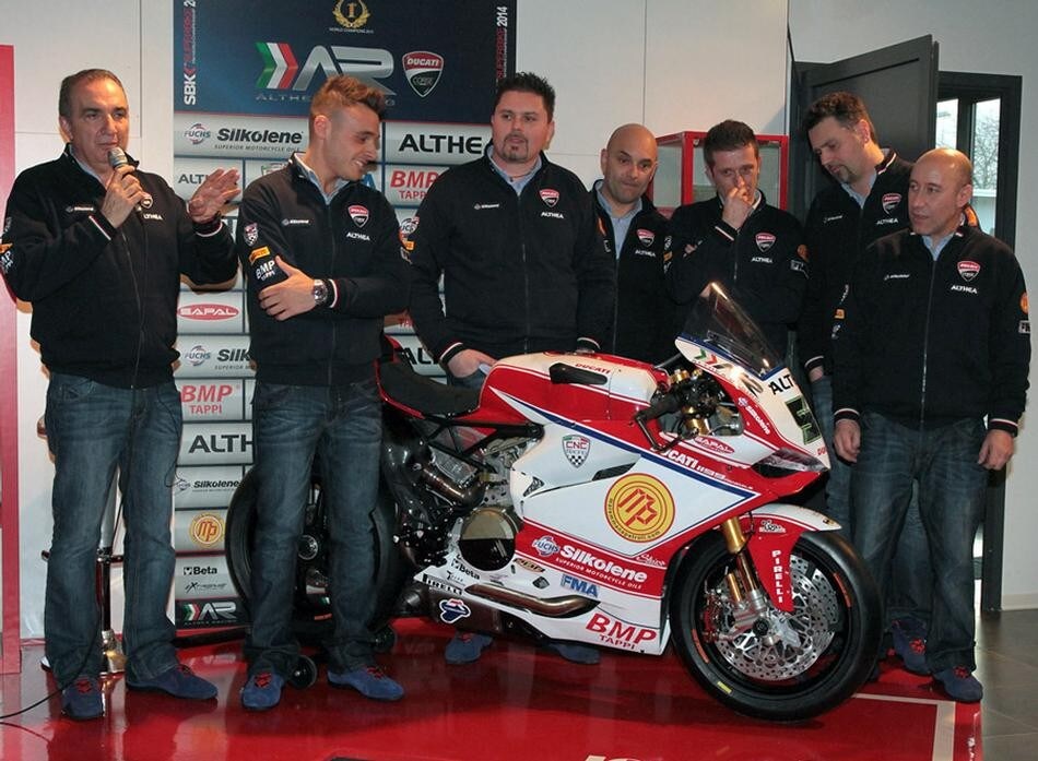 SBK: il team Althea presenta la Ducati EVO