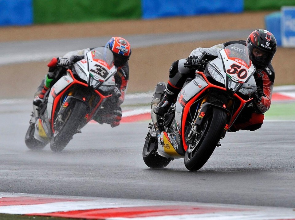 SBK, Magny Cours: gara2, l'orgoglio di Melandri