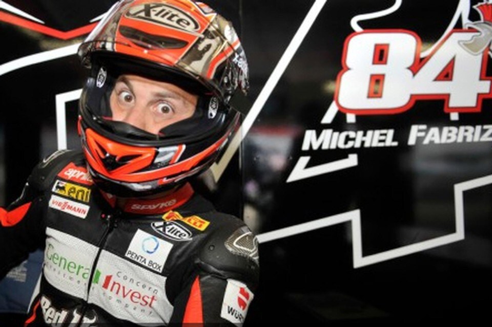 SBK: Michel Fabrizio si prepara per l'Aprilia