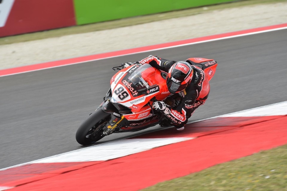 SBK: Luca Scassa sulla Ducati di Giugliano