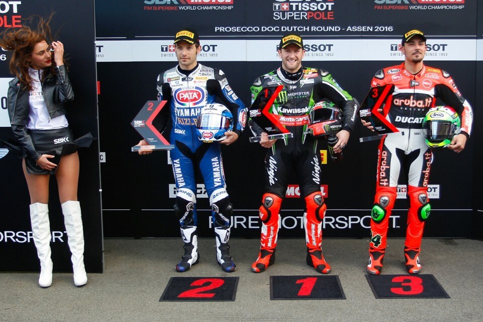 SBK Assen: Sykes in pole. Guintoli e Giugliano in prima fila