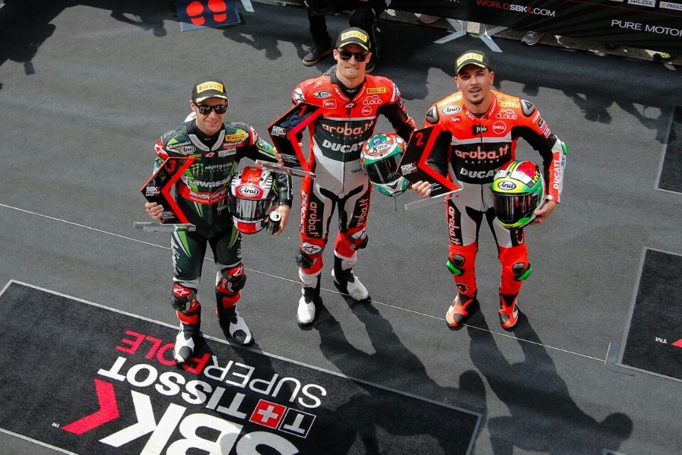 SBK Imola: Davies in Superpole, Giugliano e Rea in scia