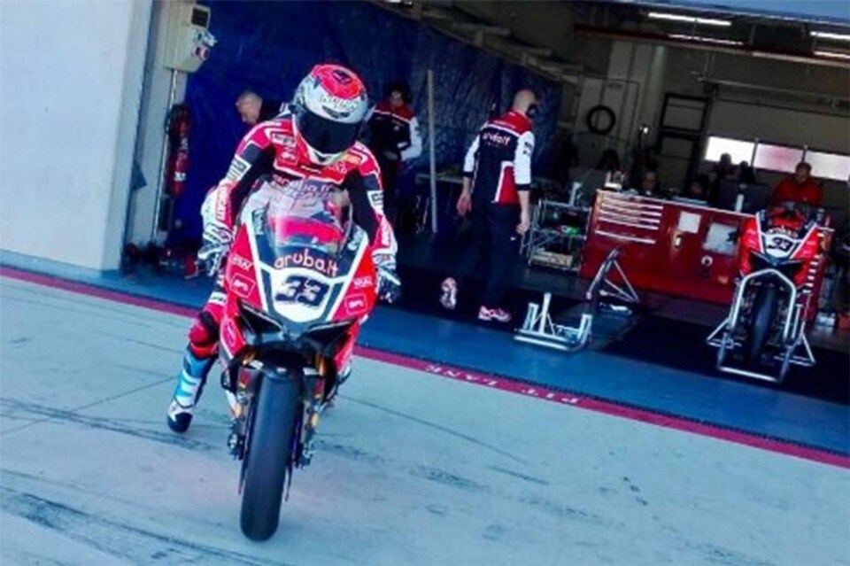 SBK, Melandri e Ducati: "Il trend è positivo"
