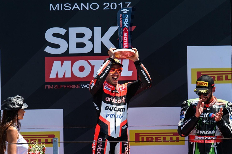 SBK Misano: Melandri una vittoria, tanti significati
