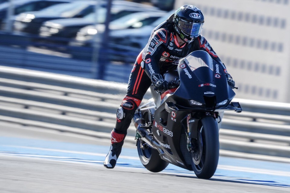WorldSBK test Jerez: Bimota detta legge con Bassani e Lowes nel Day2