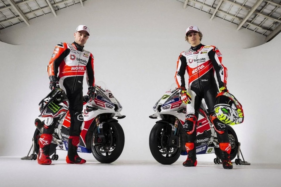 WorldSBK: ecco la Bimota di Bassani e Lowes