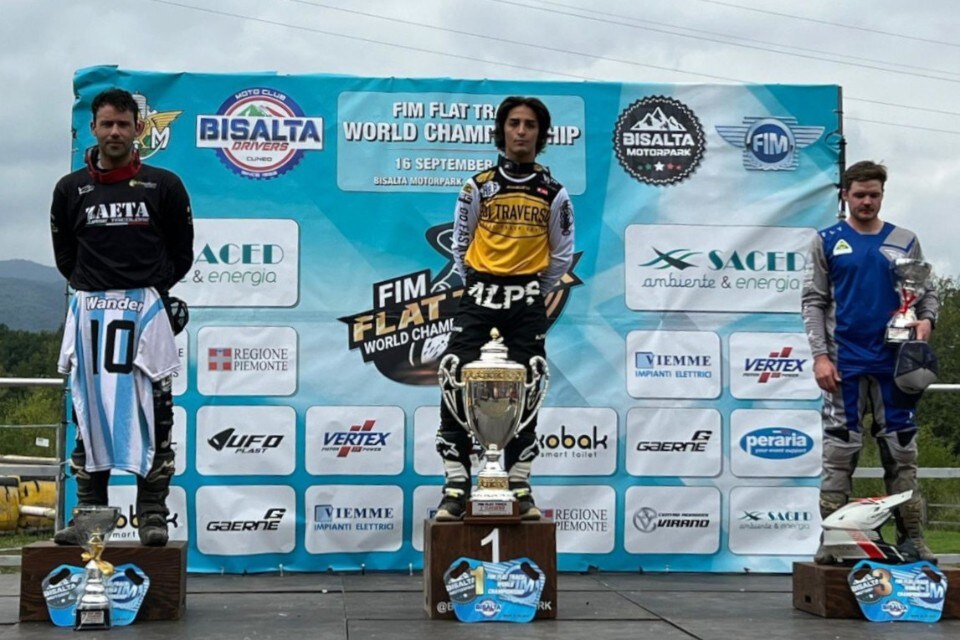 Elia Bartolini vince la prova italiana del Mondiale flat track 2023