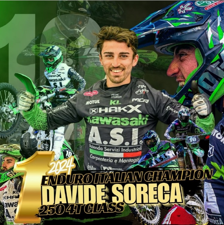 Trionfo storico per Kawasaki che torna a vincere nell'Enduro Italiano