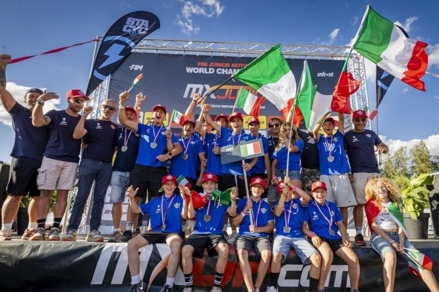 Italia terza al Mondiale Motocross Junior