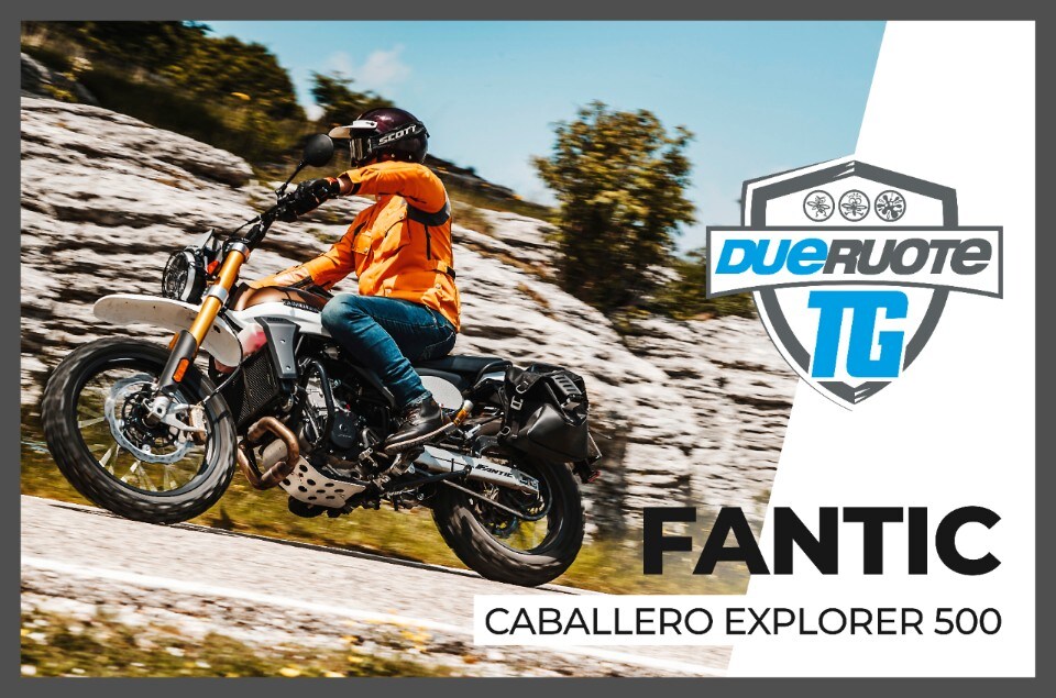 video Fantic Caballero Explorer 500 casco modulare NOS NS-8 incentivi moto  esauriti - Dueruote